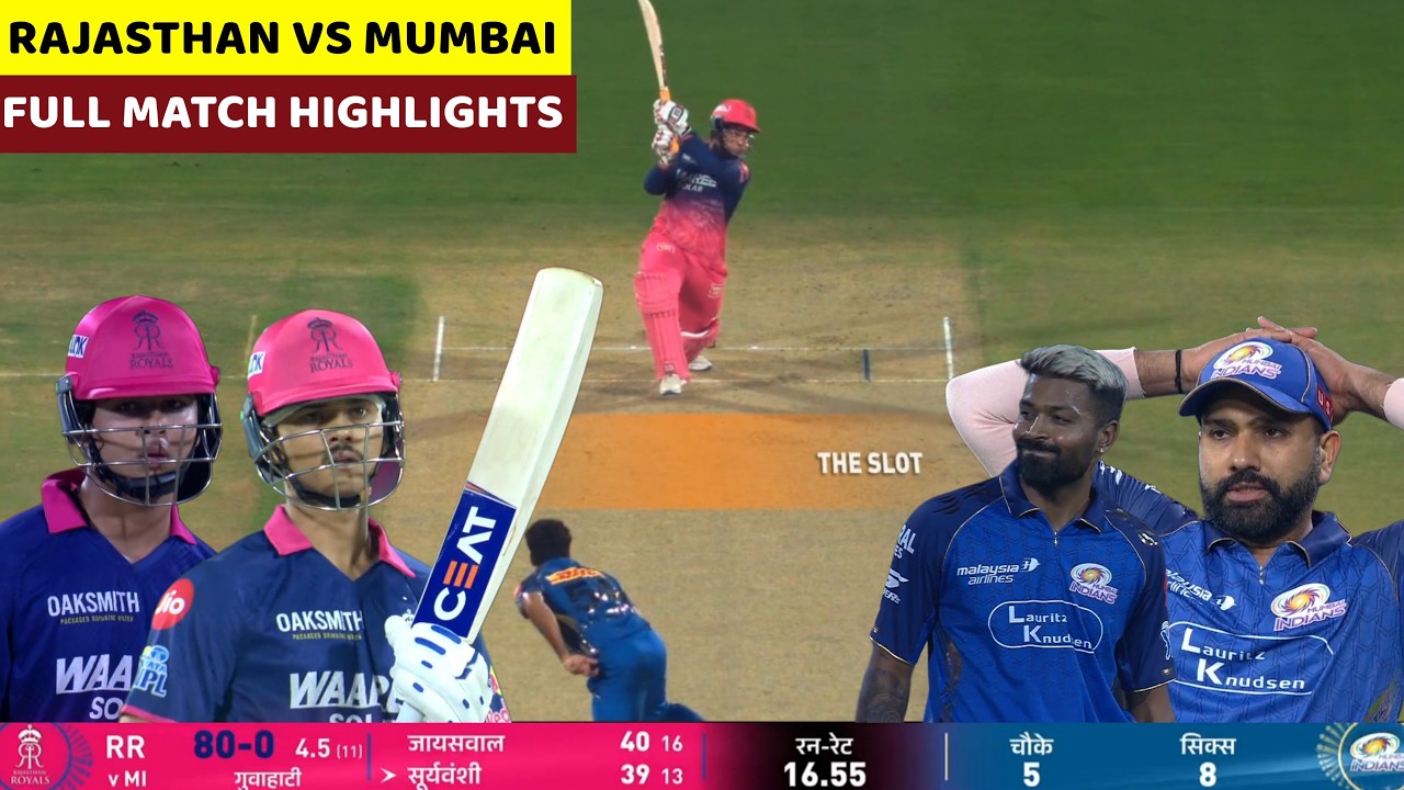 MI vs RR IPL 2026 Full Match Highlights | RAJASTHAN vs MUMBAI IPL 2026 Full Highlights