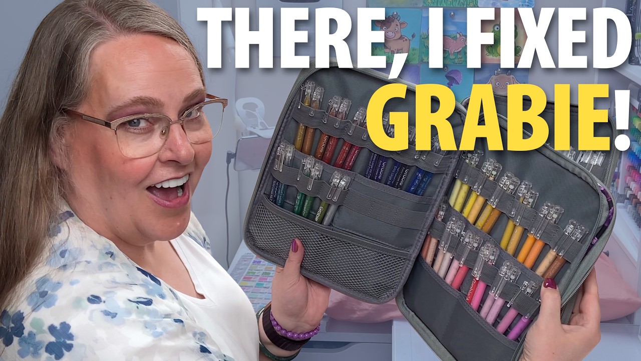 How I Finally Labeled & Organized My GRABIE Gel Pens!