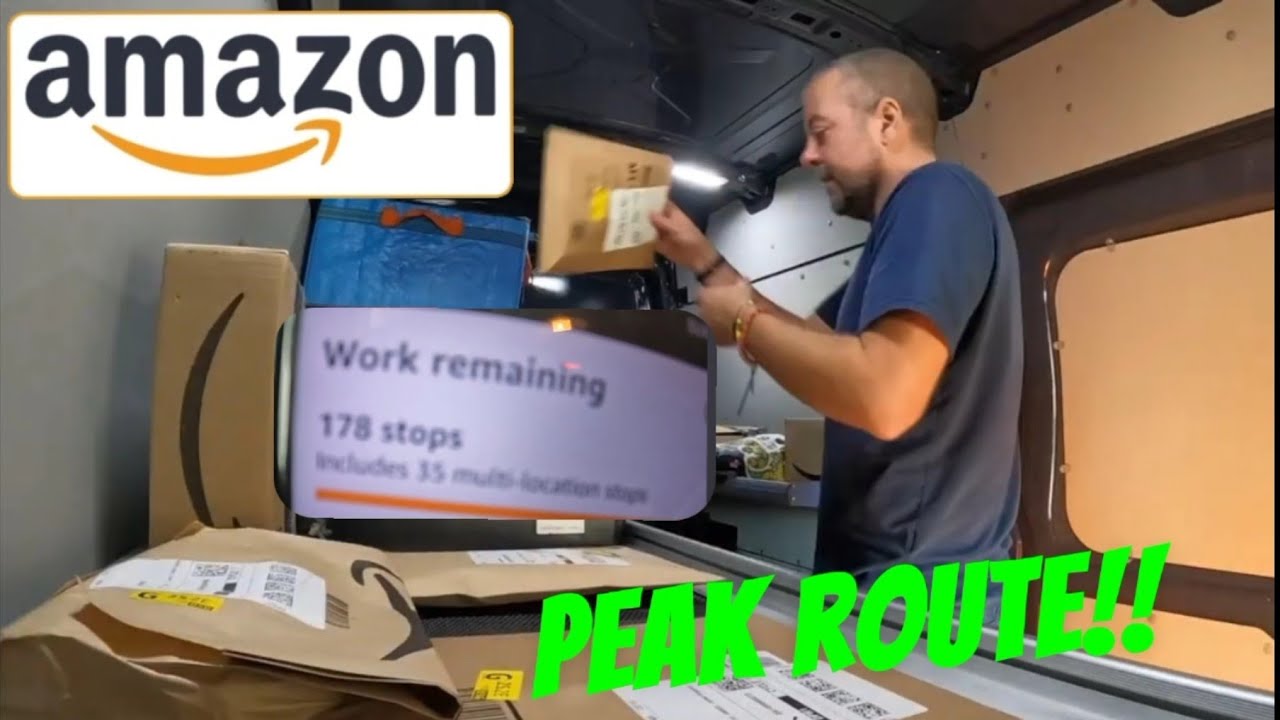 Amazon UK DSP driver with 178 stops.. Day in the life of a multidrop / parcel delivery guy !