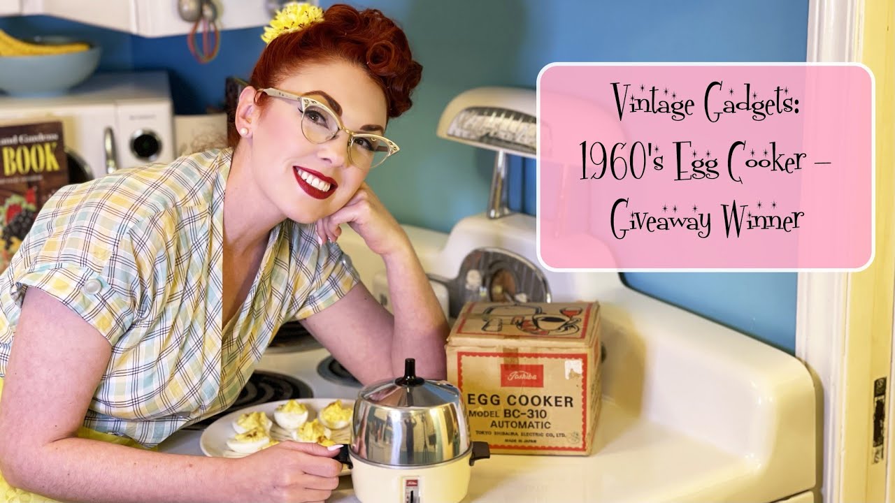 Vintage Gadgets: 1960's Egg Cooker - Giveaway Winner Announcement