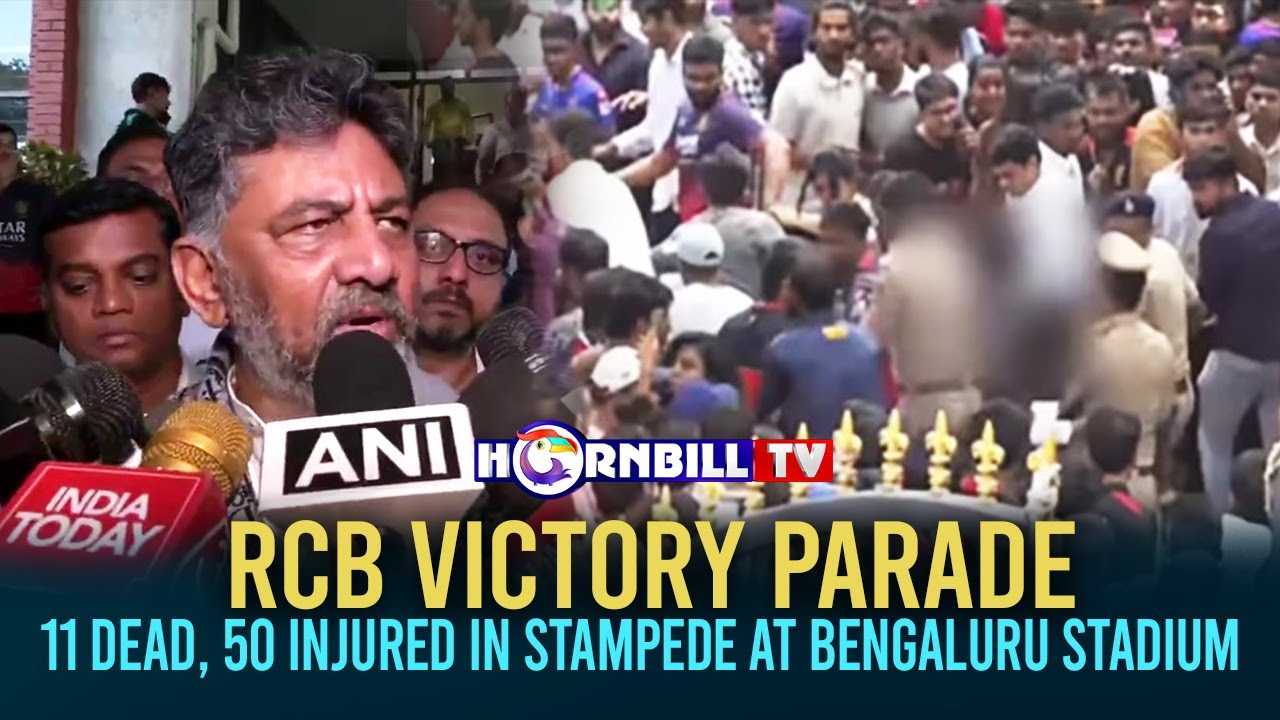 RCB VICTORY PARADE 11 DEAD, 50 INJURED IN STAMPEDE AT BENGALURU STADIUM