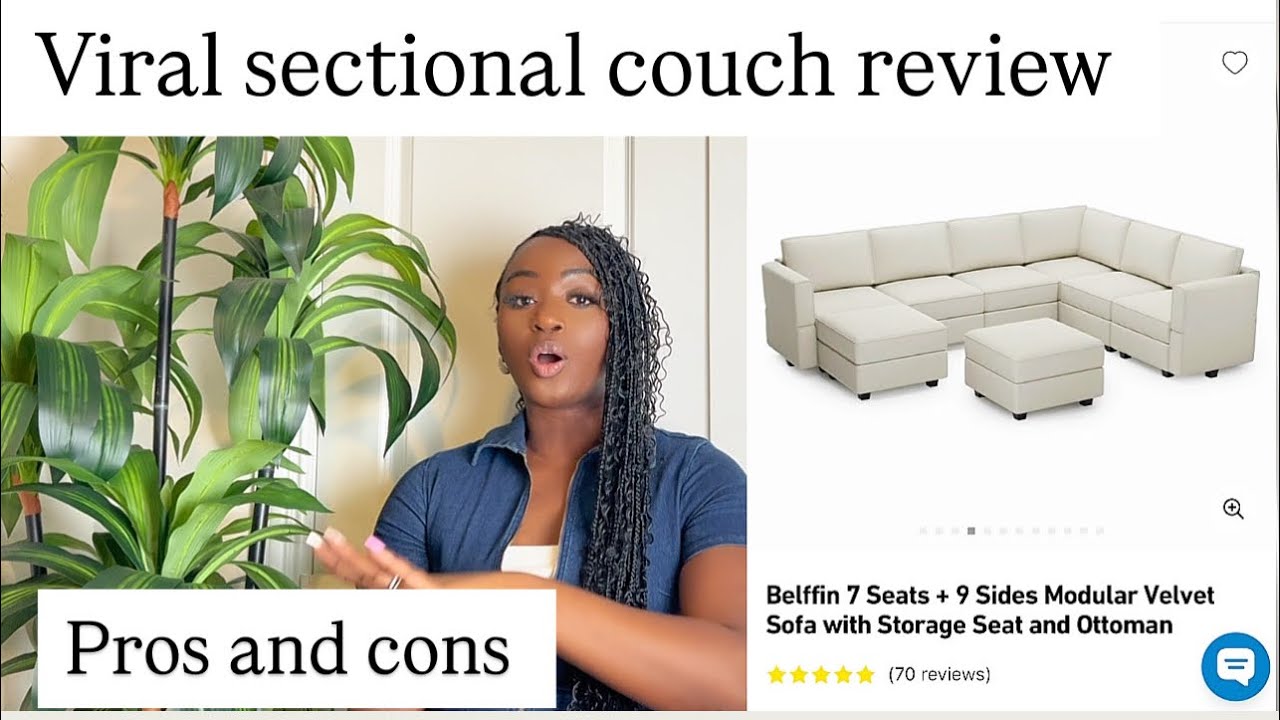 Reviewing the viral 7seats modular sofa from Belffin 3months later