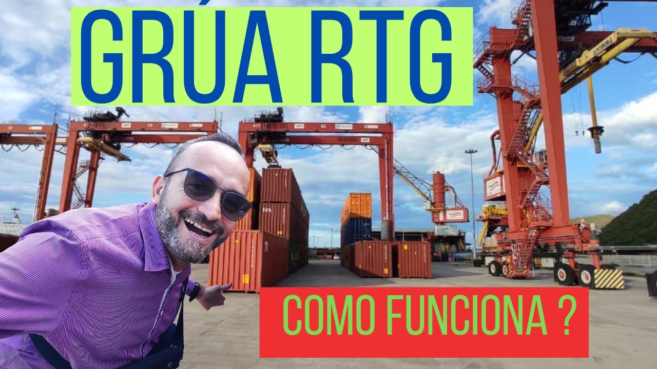 ¿¿¿COMO FUNCIONA LA GRUA RTG, DENTRO DE UN PUERTO???