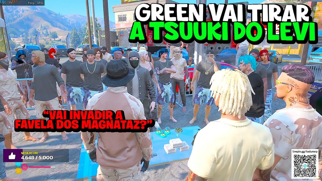 GREEN QUER A TSUUKI DE VOLTA!! VAI ATRÁS DO LEVI 😱