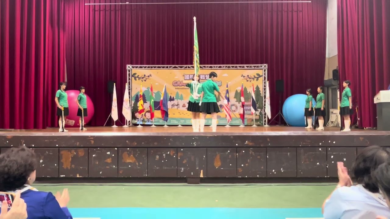 20260125 中女儀隊63屆國際高國中女童軍活動開幕小型表演