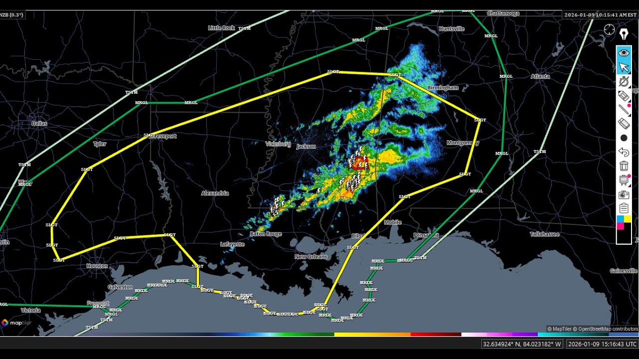 Today (Friday's) severe risk breakdown