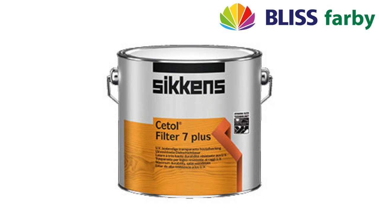 Sikkens Cetol Filter 7 Plus – vrchná lazúra na drevo s UV filtrom