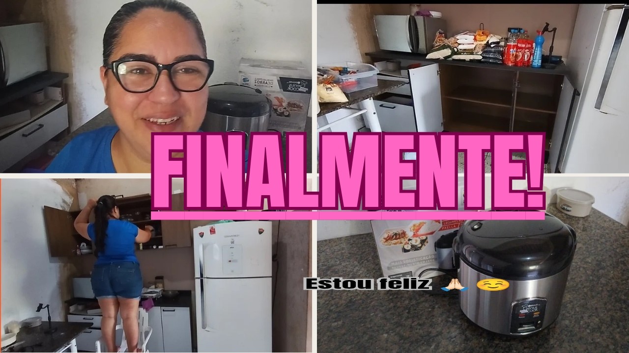 Finalmente! Estou feliz 😊 / organizando os armários 🆘 🙏🏻🇧🇷