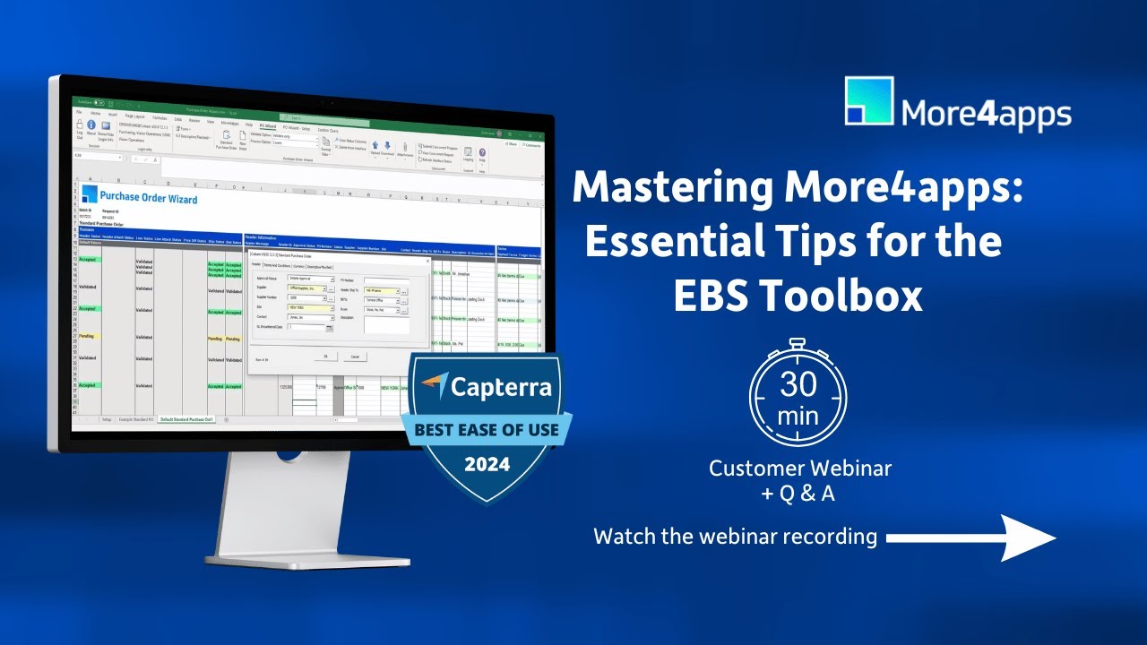 Mastering More4apps: Essential Tips for the EBS Toolbox