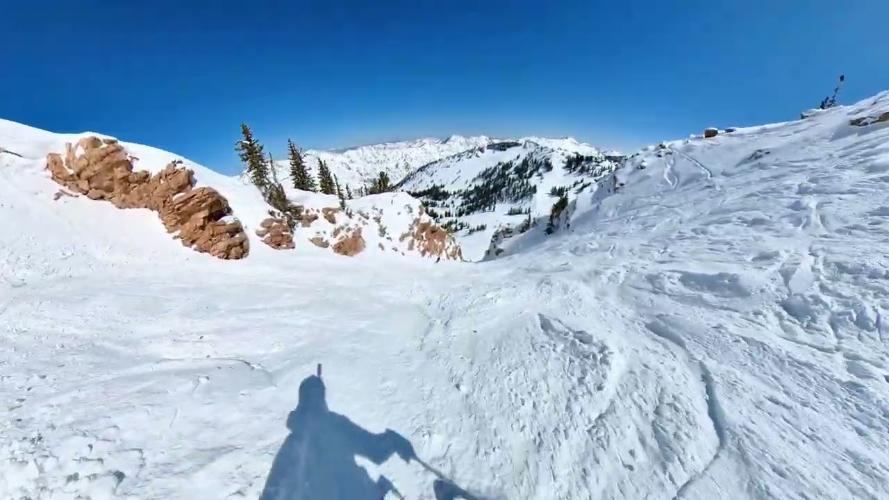 Main Chute at Alta Ski Area - April 6, 2025