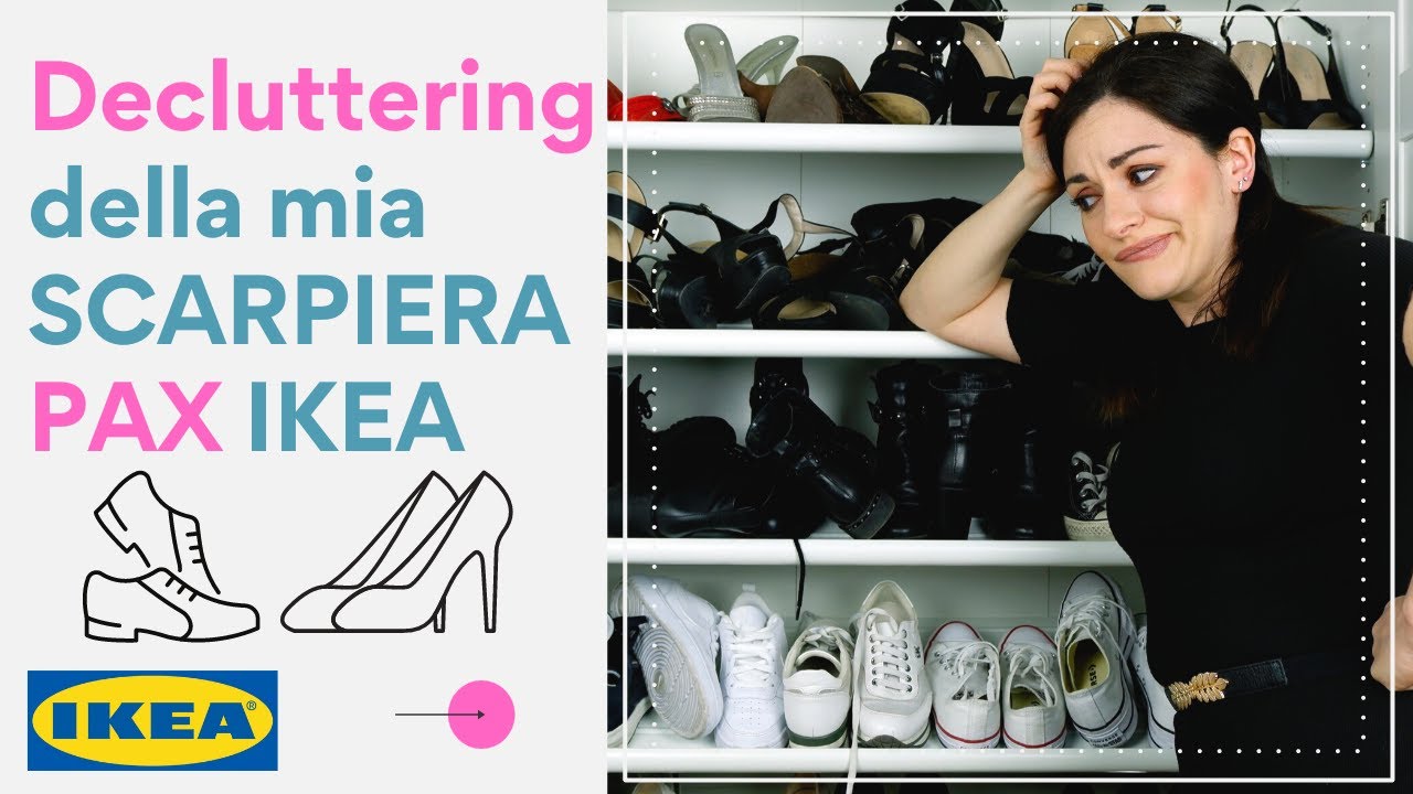 DECLUTTERING della mia SCARPIERA PAX IKEA 😍😱👠👡👢👞👟