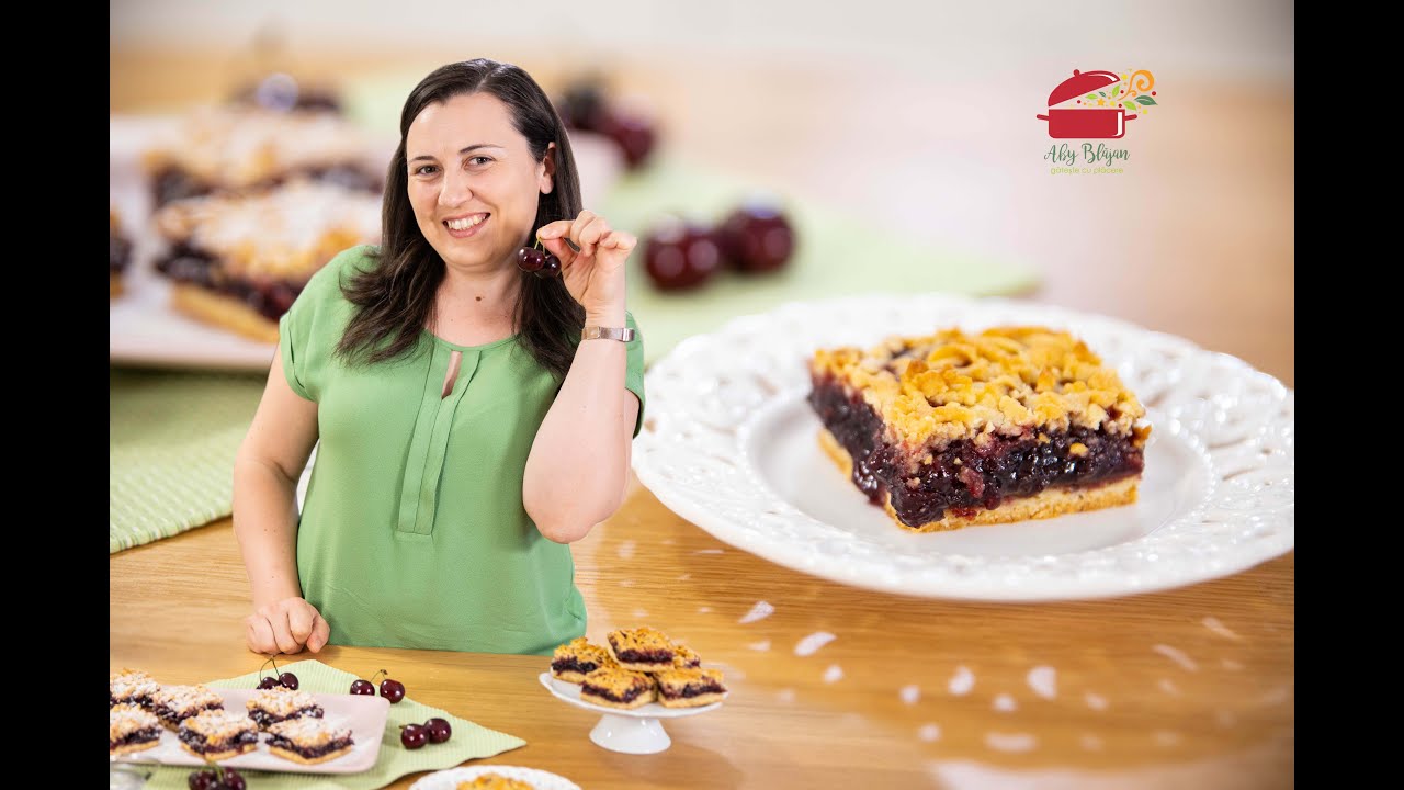 PRAJITURA CU VISINE SI ALUAT RAZUIT - simpla si delicioasa  #visine #abyblajan #reteteaby