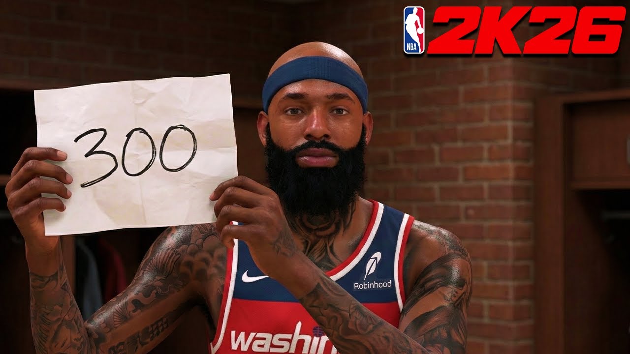 Игра, в которой было набрано 300 очков. (Мировой рекорд в NBA 2K26?)