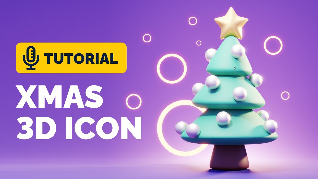 Учебное пособие по созданию 3D-иконки Blender X-mas | Polygon Runway