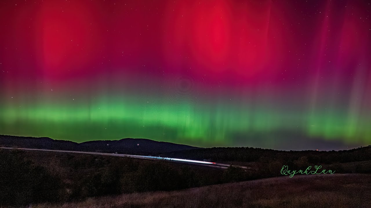 Northern Lights viewed from West Virginia