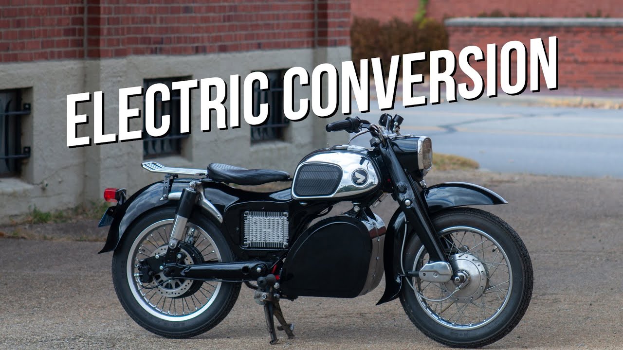 Full Build, No Talking: Vintage Honda Motorcycle Conversion to Electric.