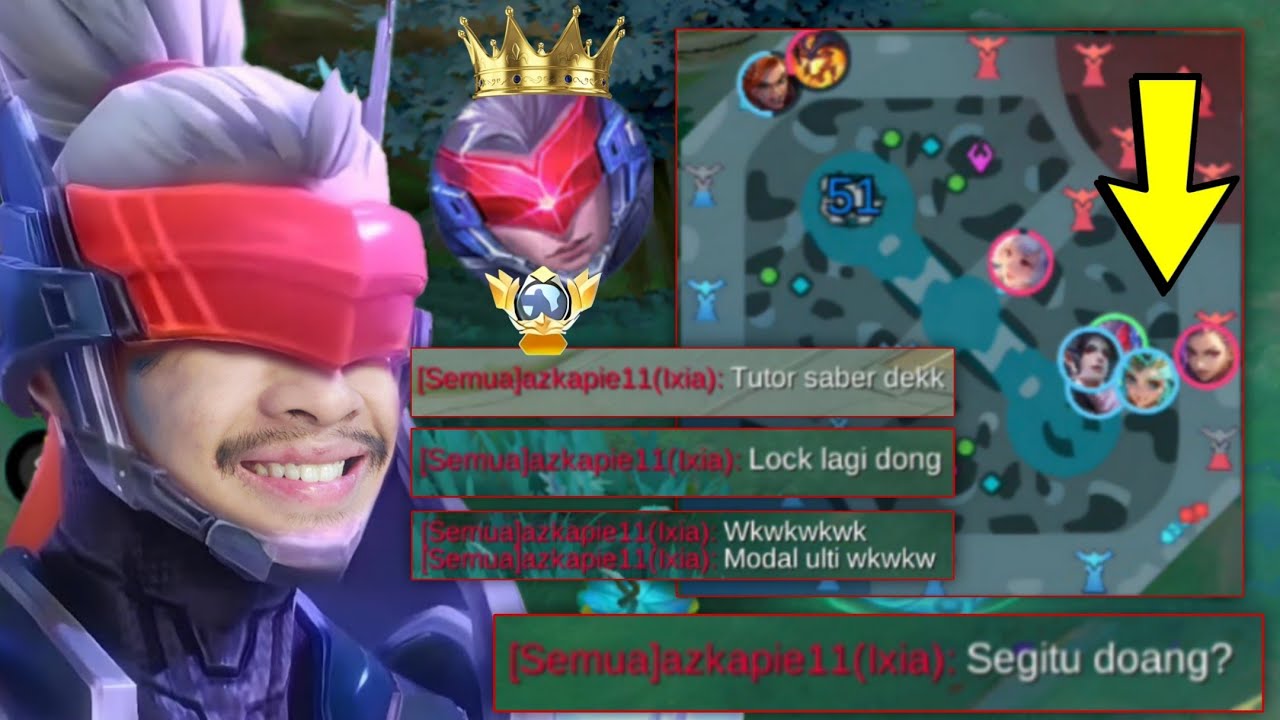 KETIKA GLOBAL SABER KETEMU MUSUH TENGIL DISURUH TUTOR MAIN SABER BARU LIAT TITLE GLOBAL AUTO DIAM