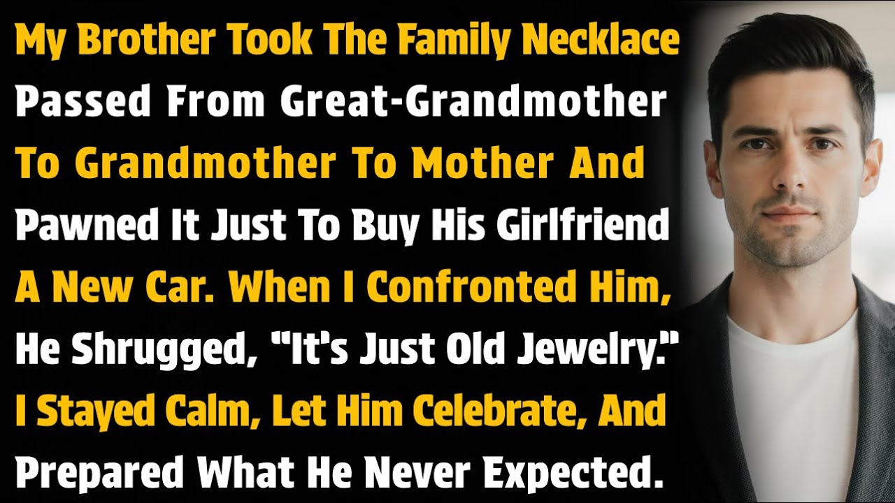 My Brother Took The Family Necklace Passed From Great-Grandmother To Grandmother To Mother And…