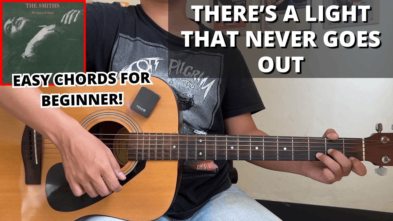 There Is A Light That Never Goes Out (Guitar Tutorial) No Capo! Easy Chords For Beginner!