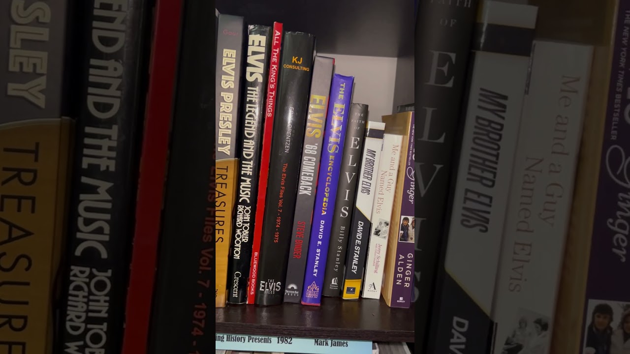 Elvis Presley book collection 