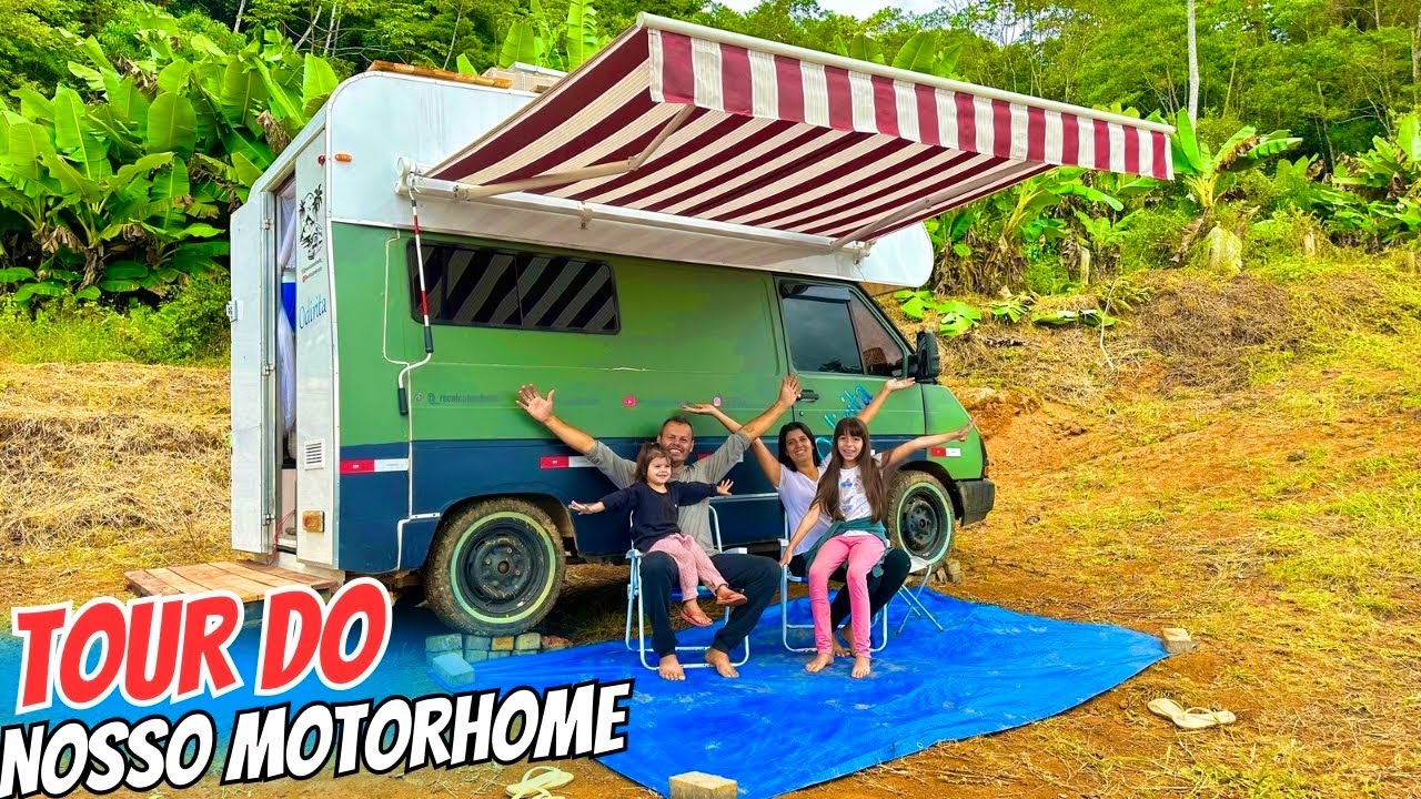 Medidas, trafic motorhome modelo única no Brasil.