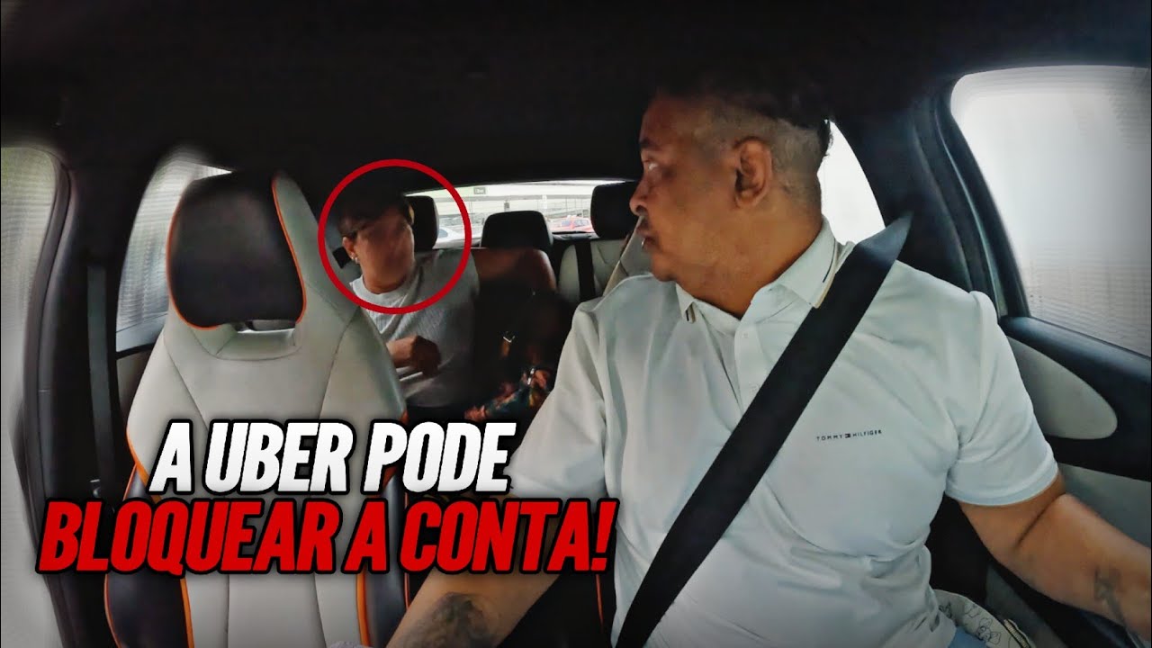 METADE DA CORRIDA Com A PASSAGEIRA ERRADA! A UBER Deve BLOQUEAR A CONTA! 🤦🏽‍♂️
