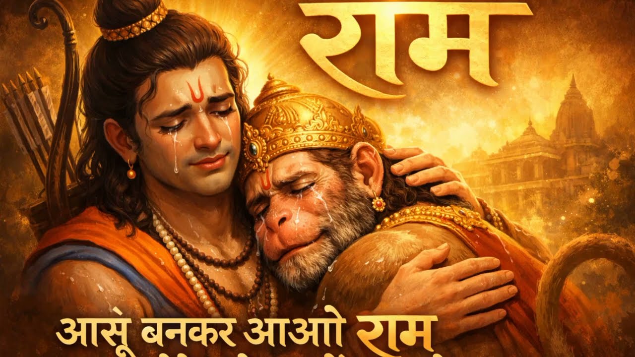 आंसू बनकर आओ राम 🙏 मेरे सुने मन में समाओ राम 🙏