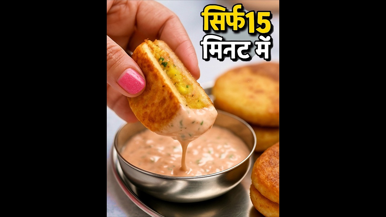 घर की सामग्री से १५–२० मिनट में क्रिस्पी सूजी-आलू बाइट्स | Crispy Suji Potato Bites