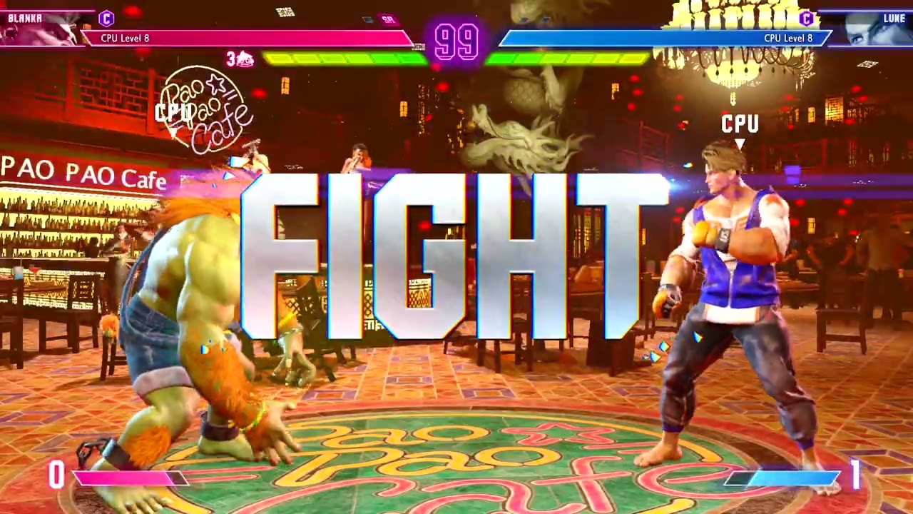 Blanka vs Luke - Street Fighter 6