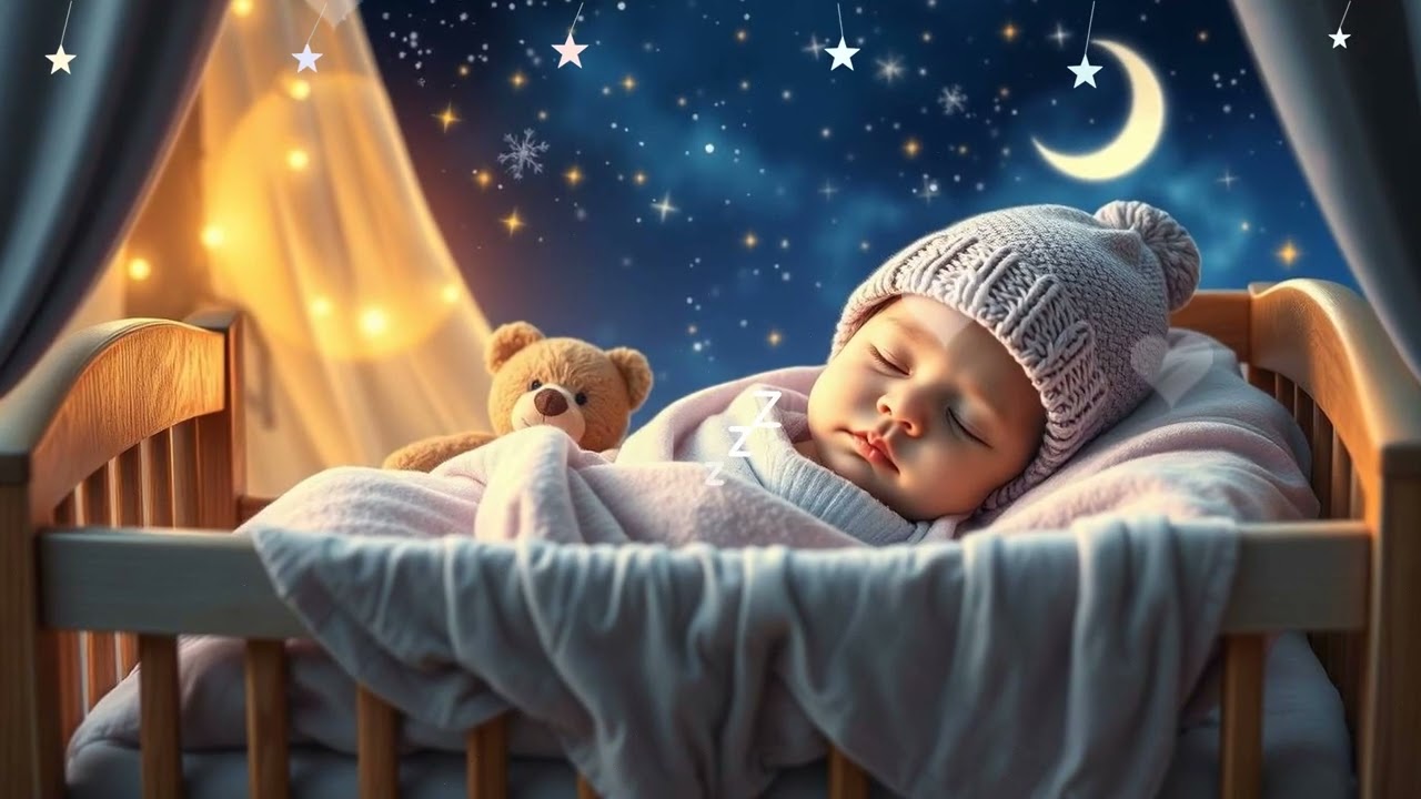 🌙 Calm Rain & Piano ☔ Relaxing Baby Sleep Sounds 💤