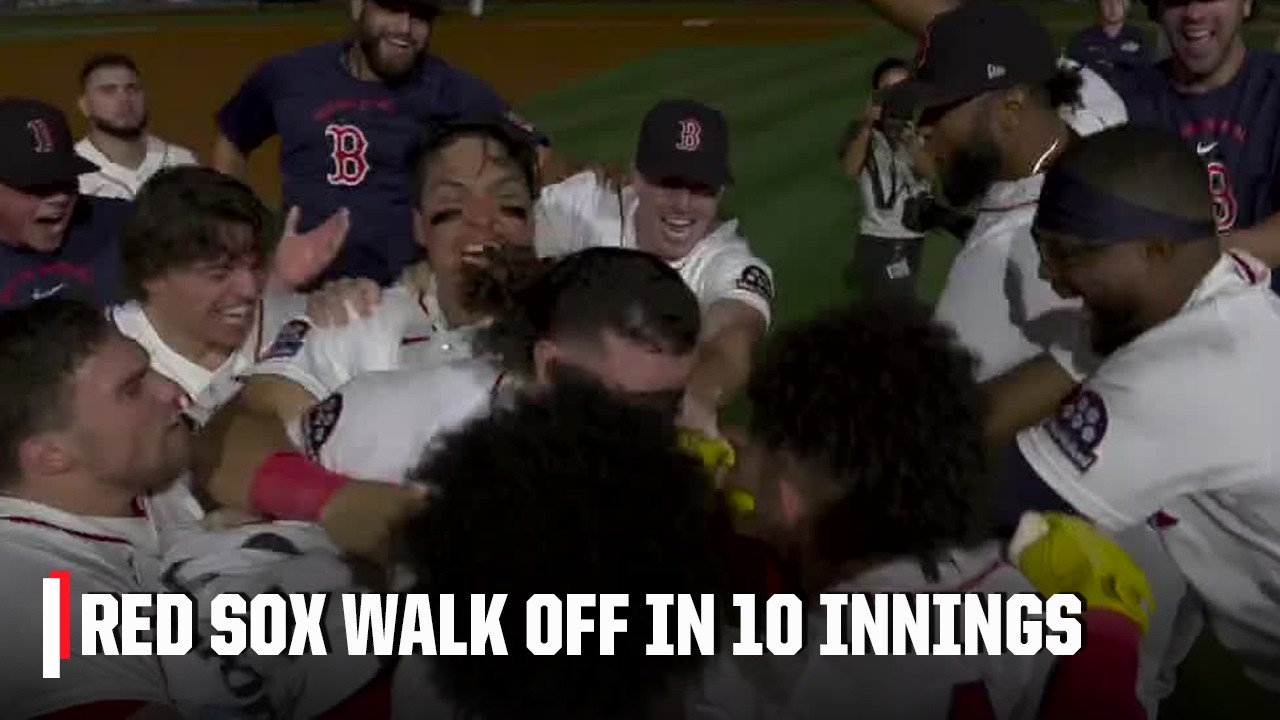 Red Sox вырывают победу у Yankees благодаря победному хиту Jarren Duran в 10-м иннинге | ESPN MLB
