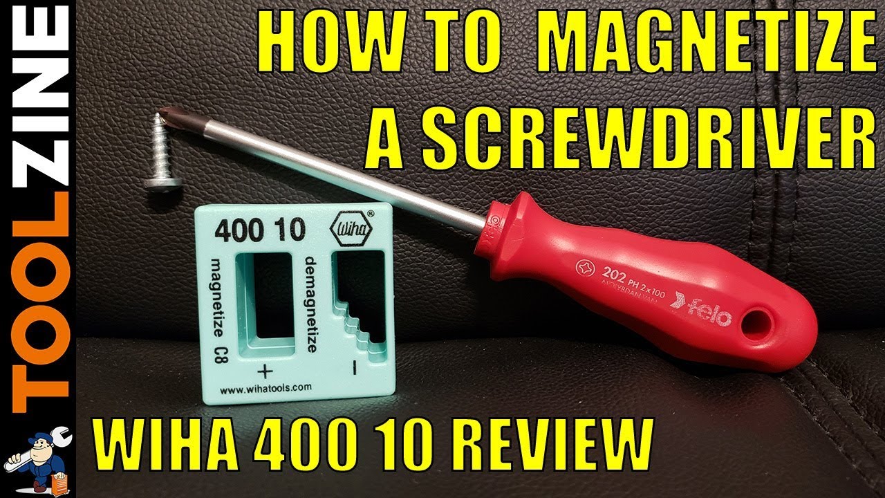 How To Magnetize a Screwdriver - Wiha Magnetizer / Demagnetizer Review