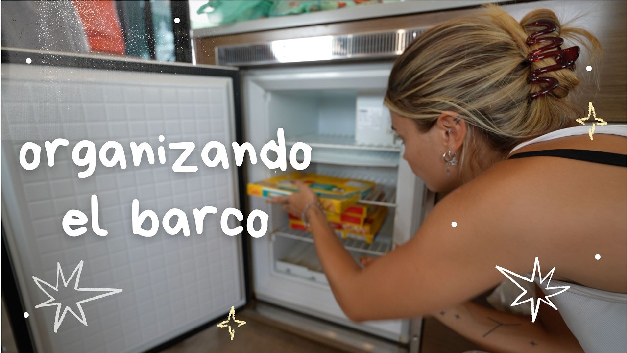 así nos preparamos para estar 7 días navegando...