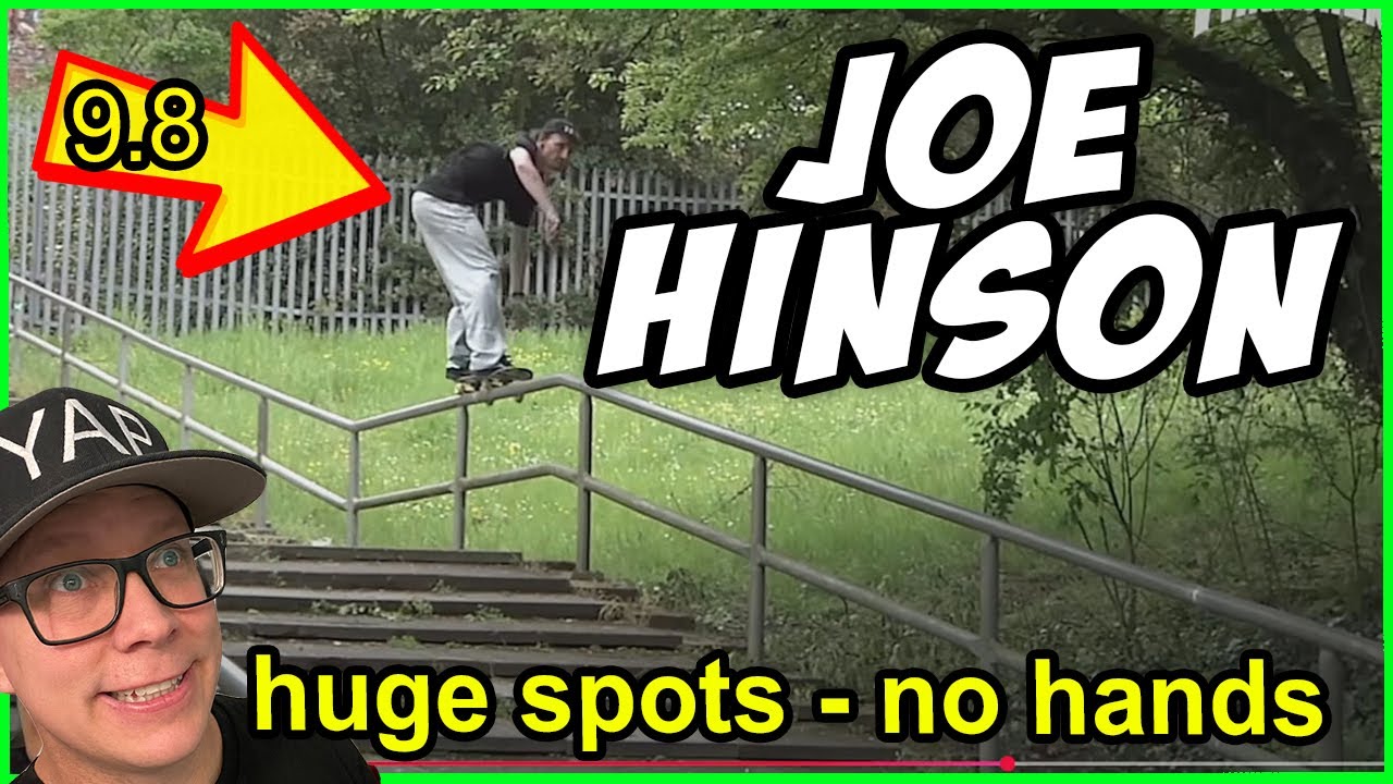 Joe Hinson TECHNE Thrasher Part Review (HUGE RAILS GREAT VARIETY)