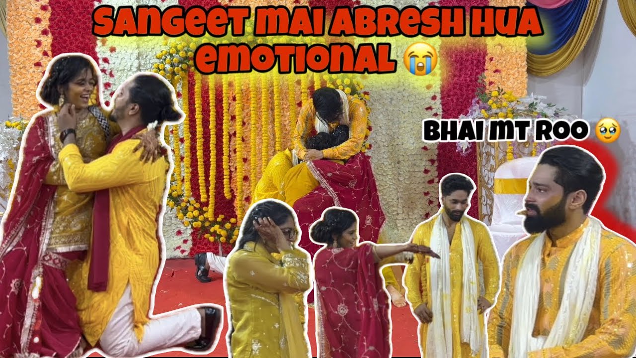 Surprise dance || Abresh ka sangeet 😇|| Abresh hua emotional || Haifa & Qashif vlog