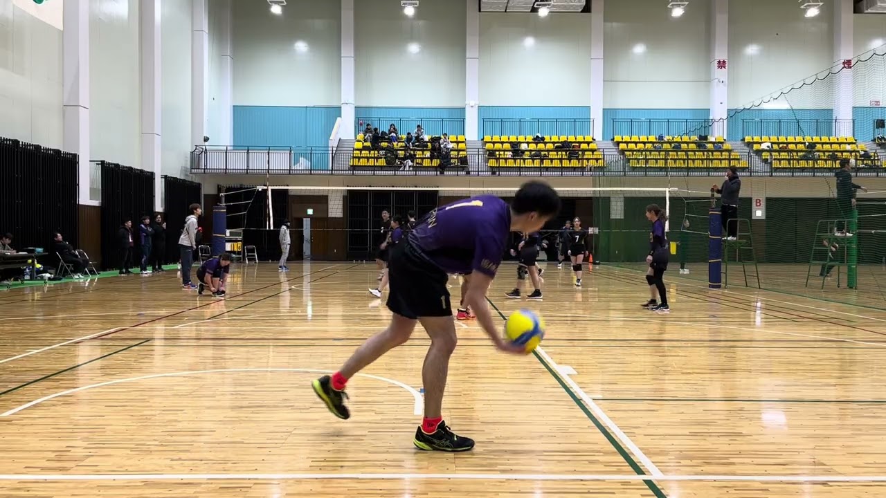 混合バレーD大会全国予選　前半戦1
