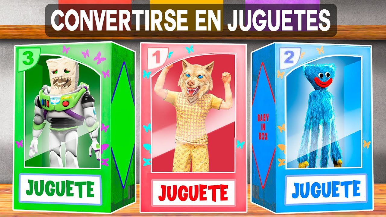 NOS CONVERTIMOS EN JUGUETES POR 24 HORAS ! - DESAFIOS EN GTA ONLINE
