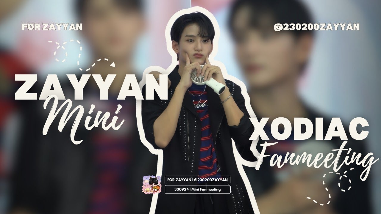 240930 ZAYYAN FOCUS FANCAM - XODIAC Mini Fanmeeting Simply Kpop [Part 2]
