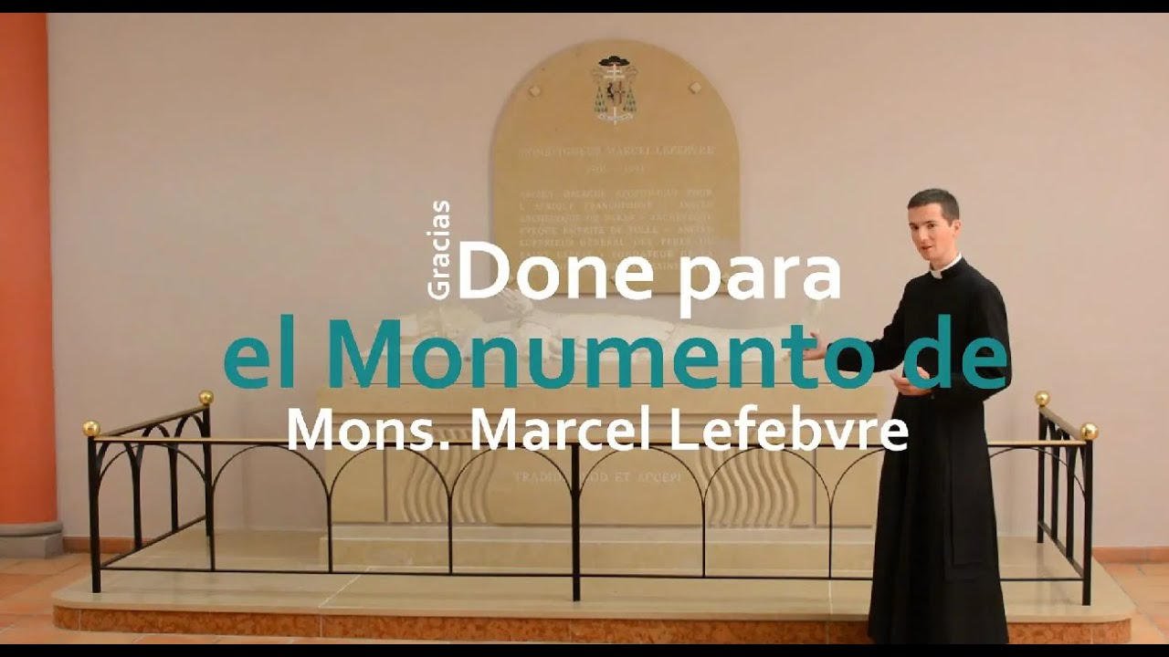 Monumento Póstumo en honor a Monseñor Lefebvre — Écône