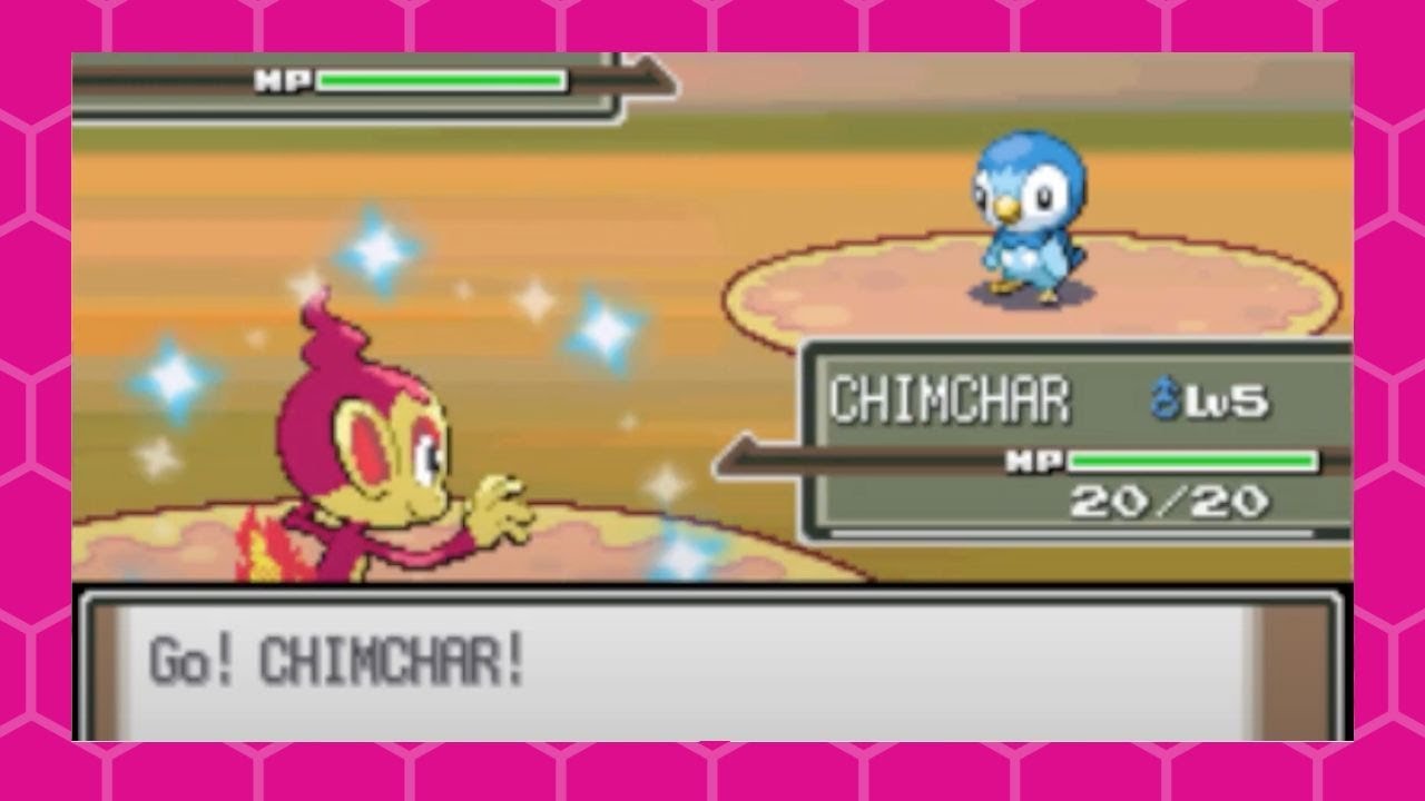 Shiny Chimchar after only 185 SRs! Pok&eacute;mon Platinum DTQ member #1