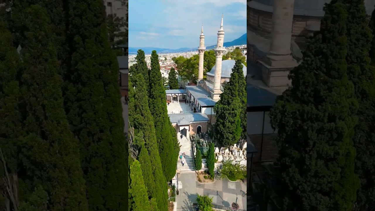 Emir Sultan Hz. Cami Ve T&uuml;rbesi #bursa #camii #t&uuml;rbe # #djimini3pro