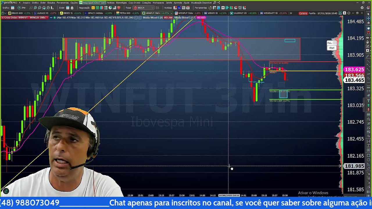 DAY TRADE AO VIVO - Roda de Preg&atilde;o com Charlles Nader - 27/01/2026