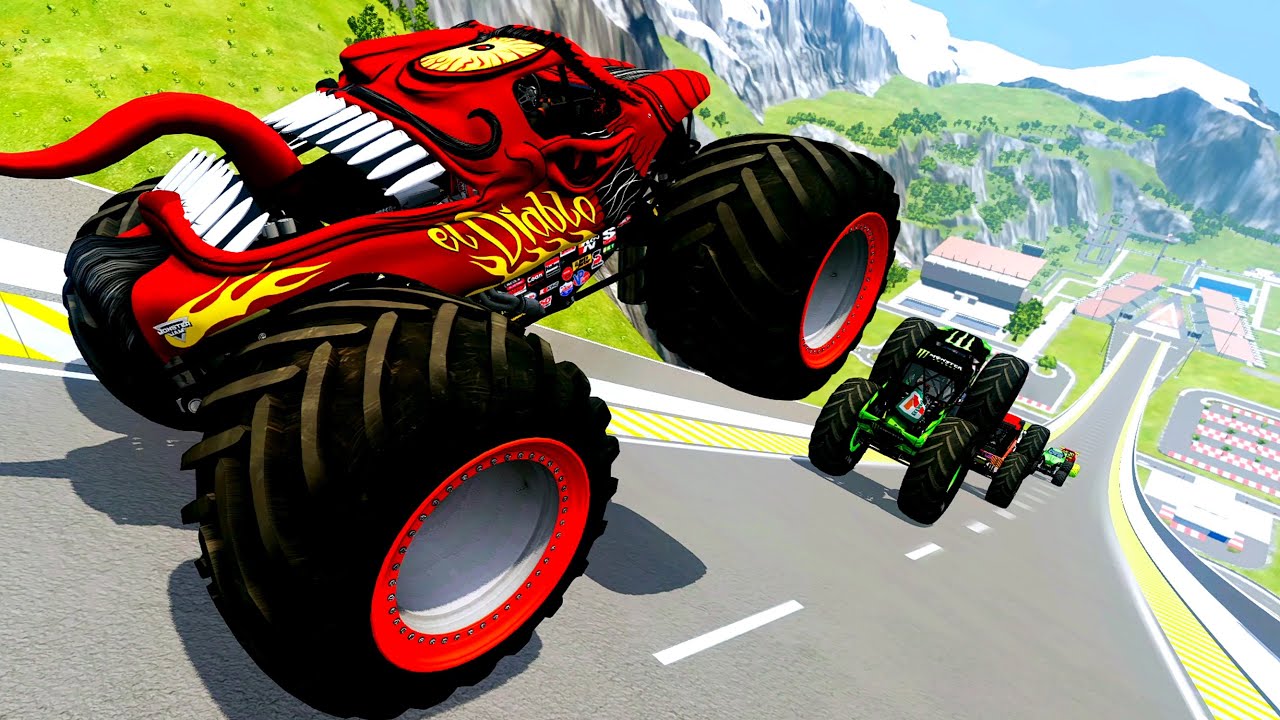 Epic High Speed Car Jumps #35 &ndash; BeamNG Drive | Random Cars
