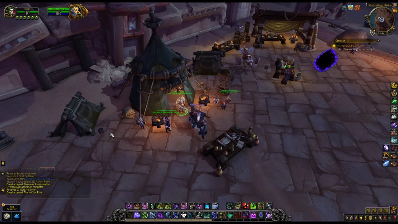 WoW quest - The Vol'dun Plan