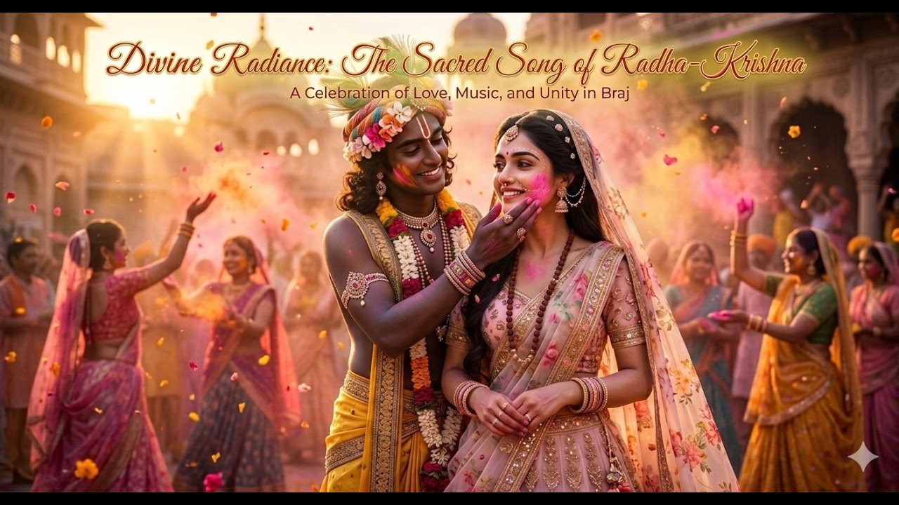 Radhe Radhe : Holi Special New Song 2026 🌈 ✨| Best Radha Krishna Bhajans for Holi 2026 🪈🌸
