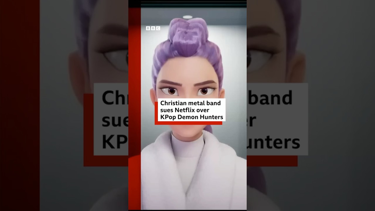 Christian metal band sues Netflix over KPop Demon Hunters. #KPopDemonHunters #Kpop #bbcnews