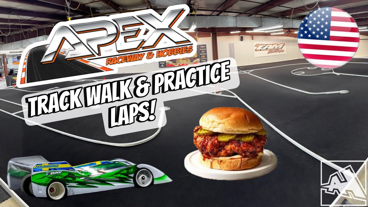 APEX Raceway track walk & practice laps