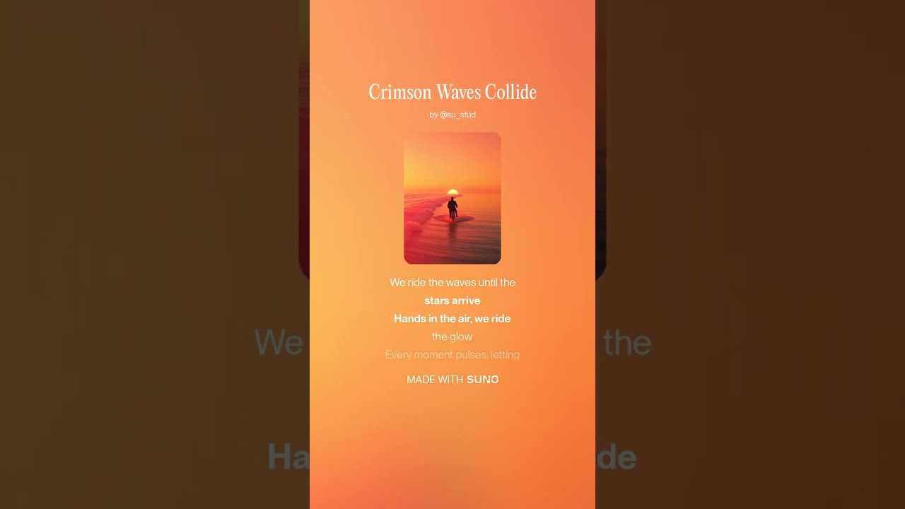 Crimson Waves Collide