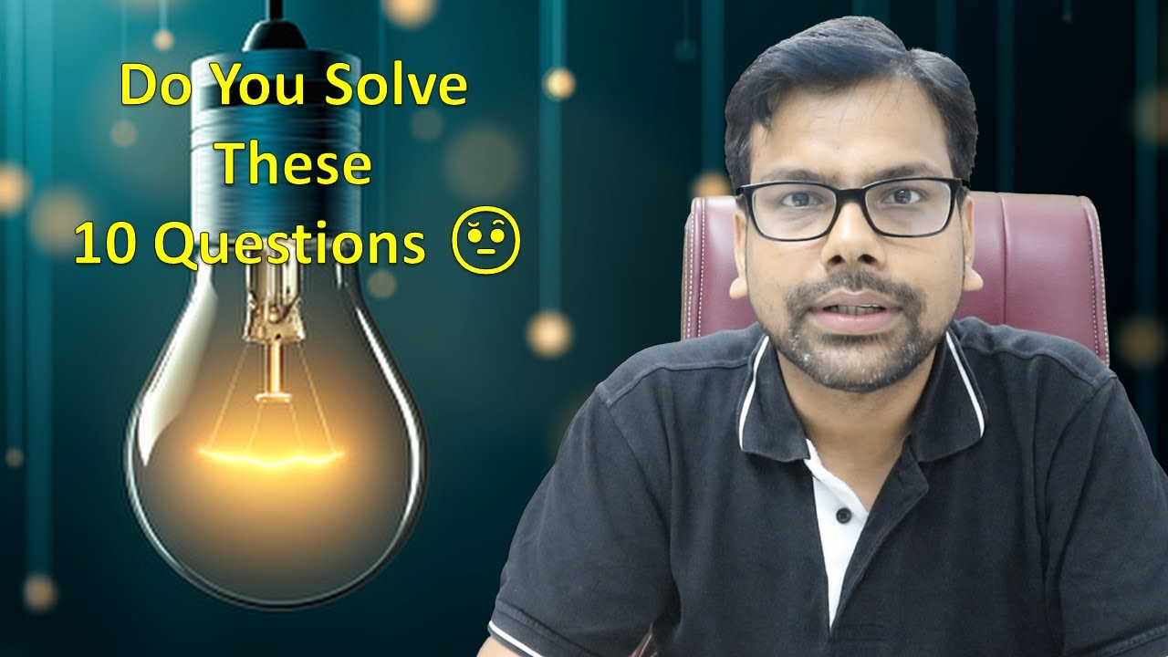 10 Question A day  - Makes Your Defeat Away -  The 99 Percentile Club | Maths By Amiya