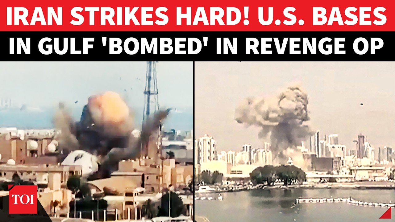 Iran REVENGE Begins; US Bases &lsquo;UNDER FIRE&rsquo;; Wave Of Strikes &lsquo;HIT&rsquo; Trump&rsquo;s &lsquo;Terrorist Hubs&rsquo; In Gulf
